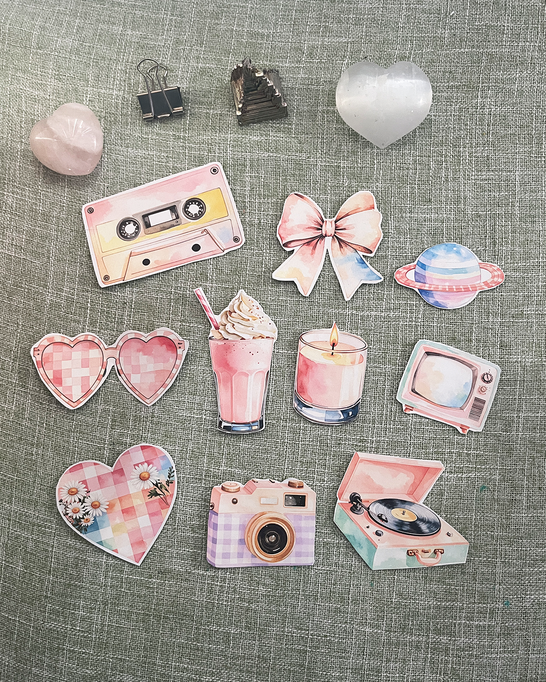 Pastel Reverie Stickers: Printable Sticker Sheet πΈ