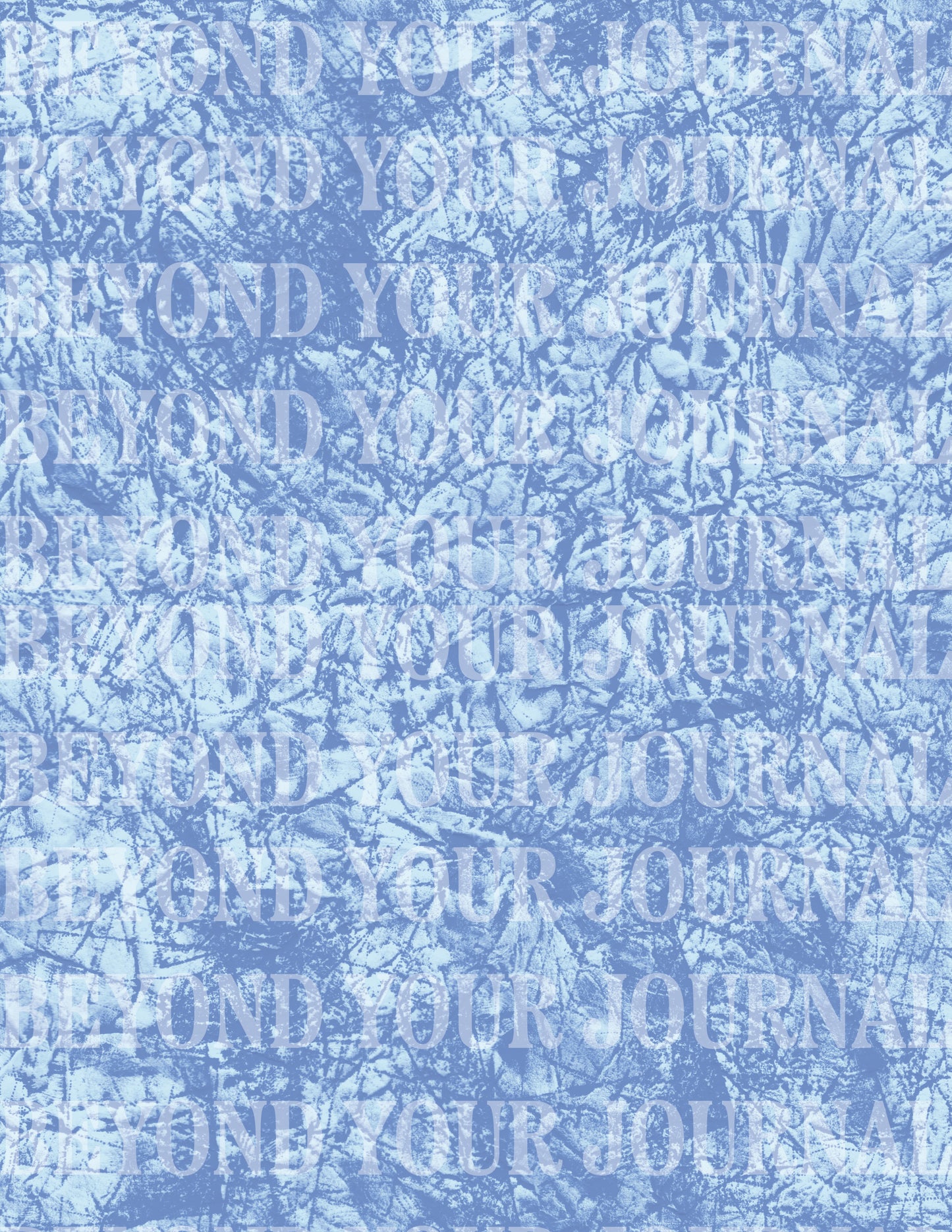 Icy Blue Crackled: Printable Texture Paper ❄️