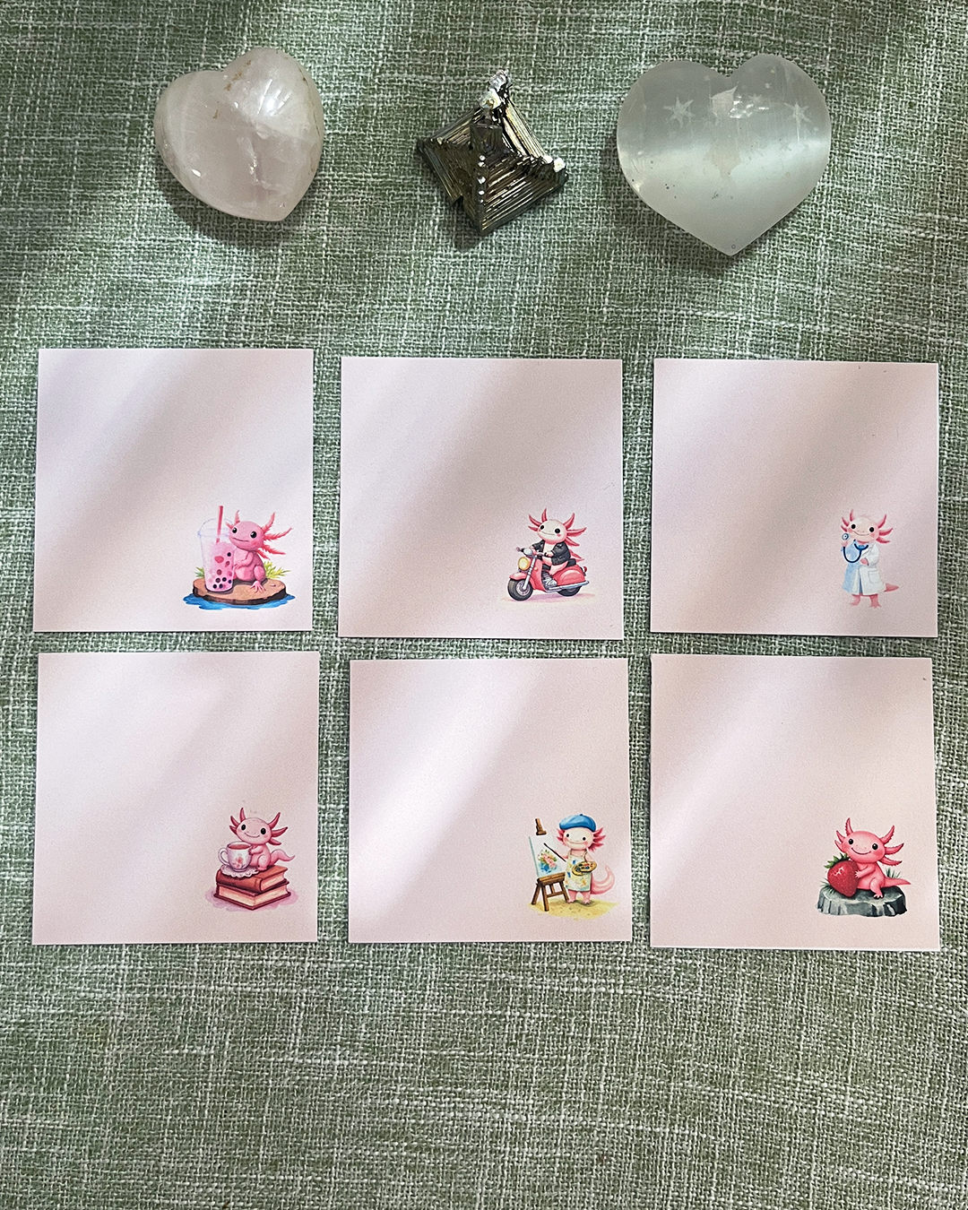 Axolotl Notes: Printable Notes Set π
