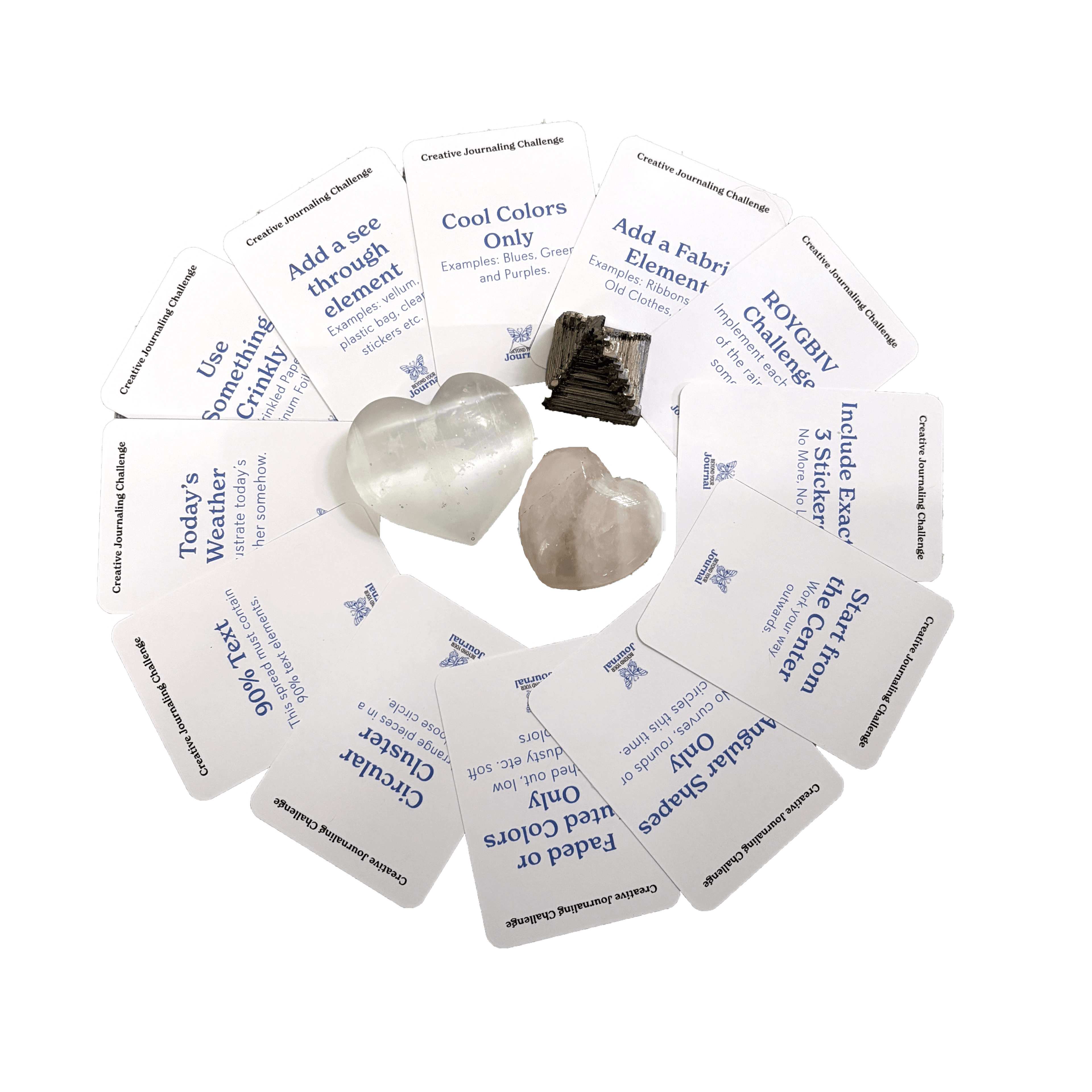 Creative Journaling Exercise Cards product mockup
