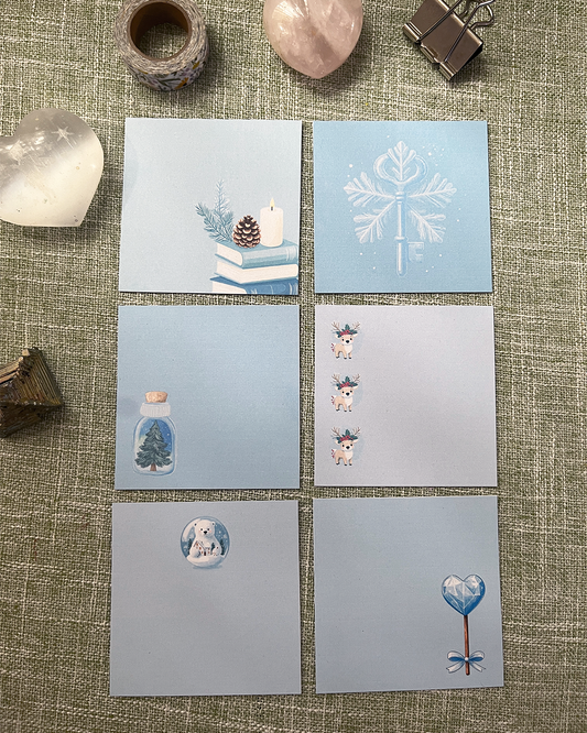 Arctic Whimsy Notes: Printable Sticky Notes Set 📝