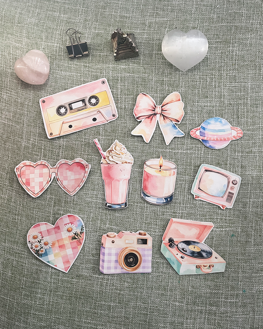 Pastel Reverie Stickers: Printable Sticker Sheet 🌸