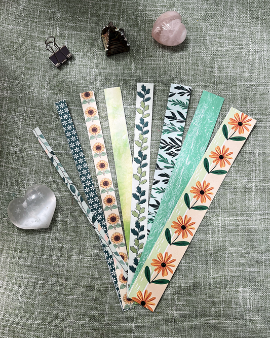 Sunlit Garden Printable Washi Tape Set 🌿