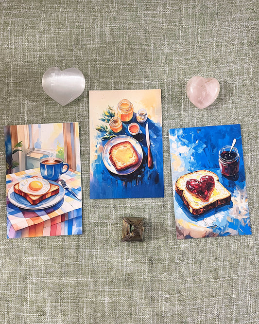 Breakfast Bliss: Printable Postcard Set ☕