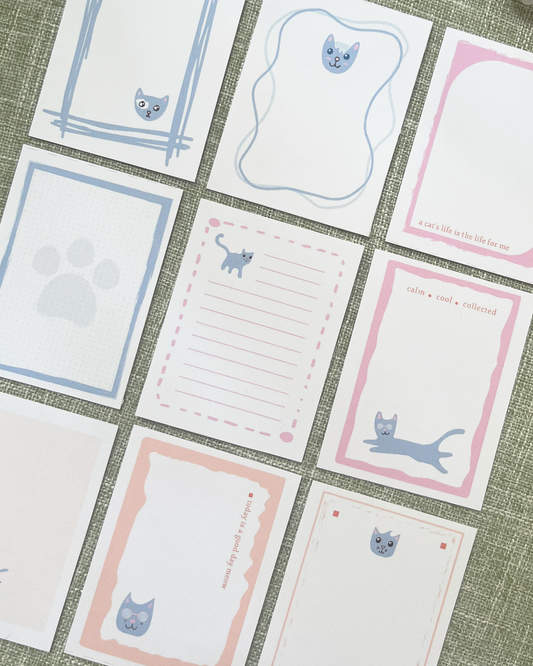 Whisker Wonders: Printable Cat Journaling Cards 🐱