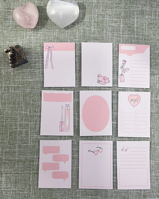 Soft Pink Dreams: Printable Journaling Cards 💕