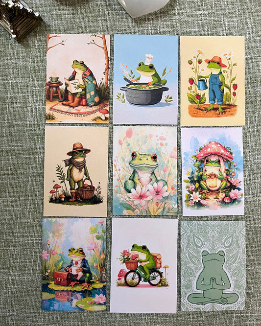 Froggy Friends: Printable Sticker Set 🐸