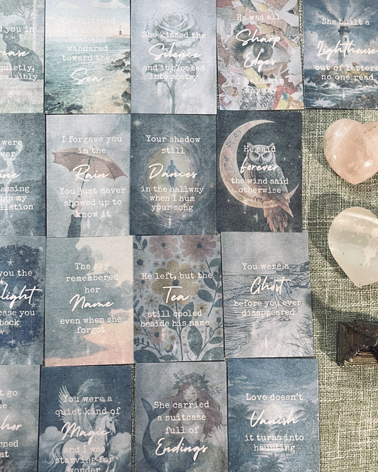 Whispers & Wishes: Printable Poetic Quote Cards 🌙